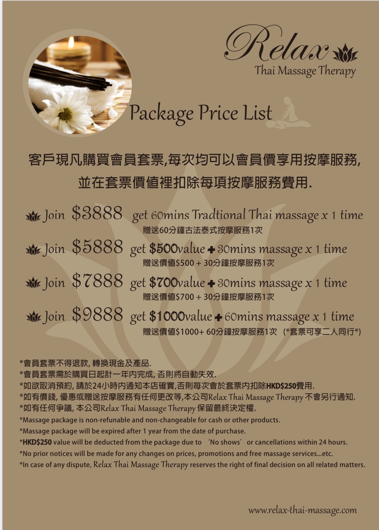 Price List